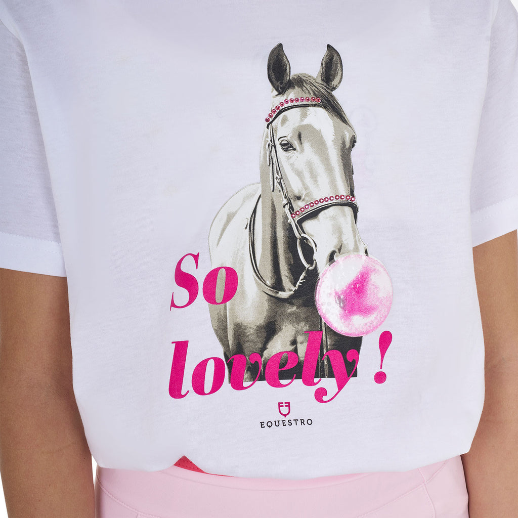 Girls' So Lovely cotton T-shirt