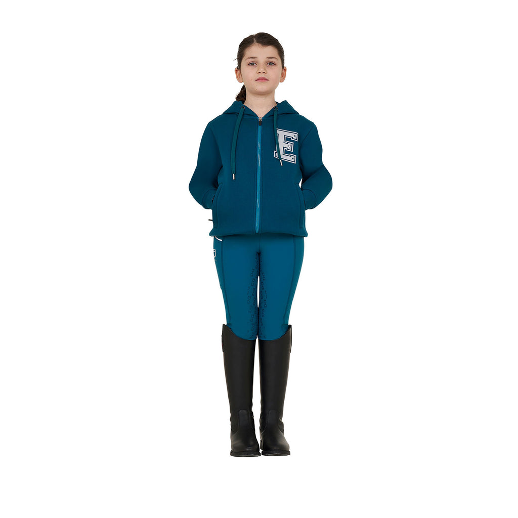 Girls' institutional hoodie with front zip