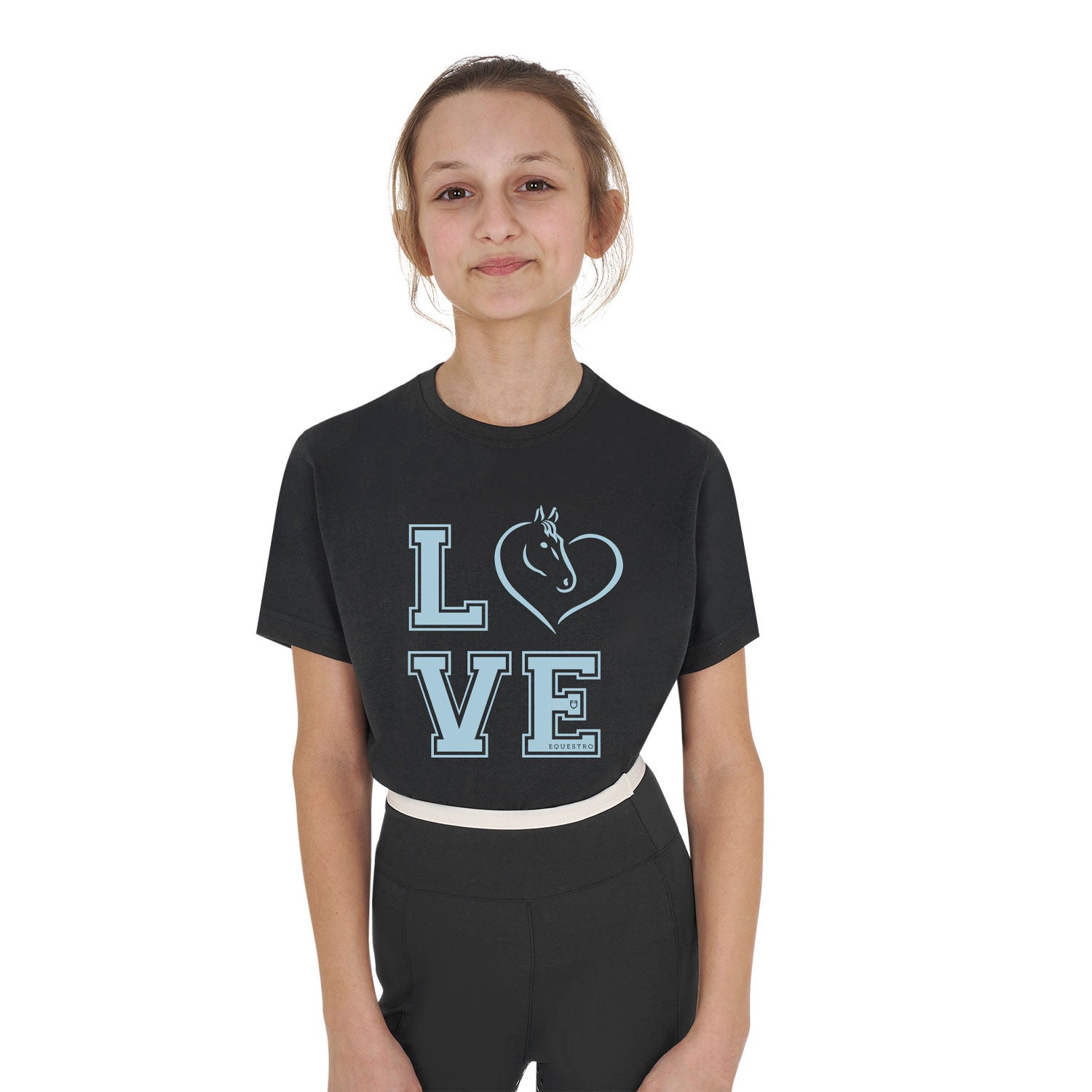 Girls' Love cotton T-shirt