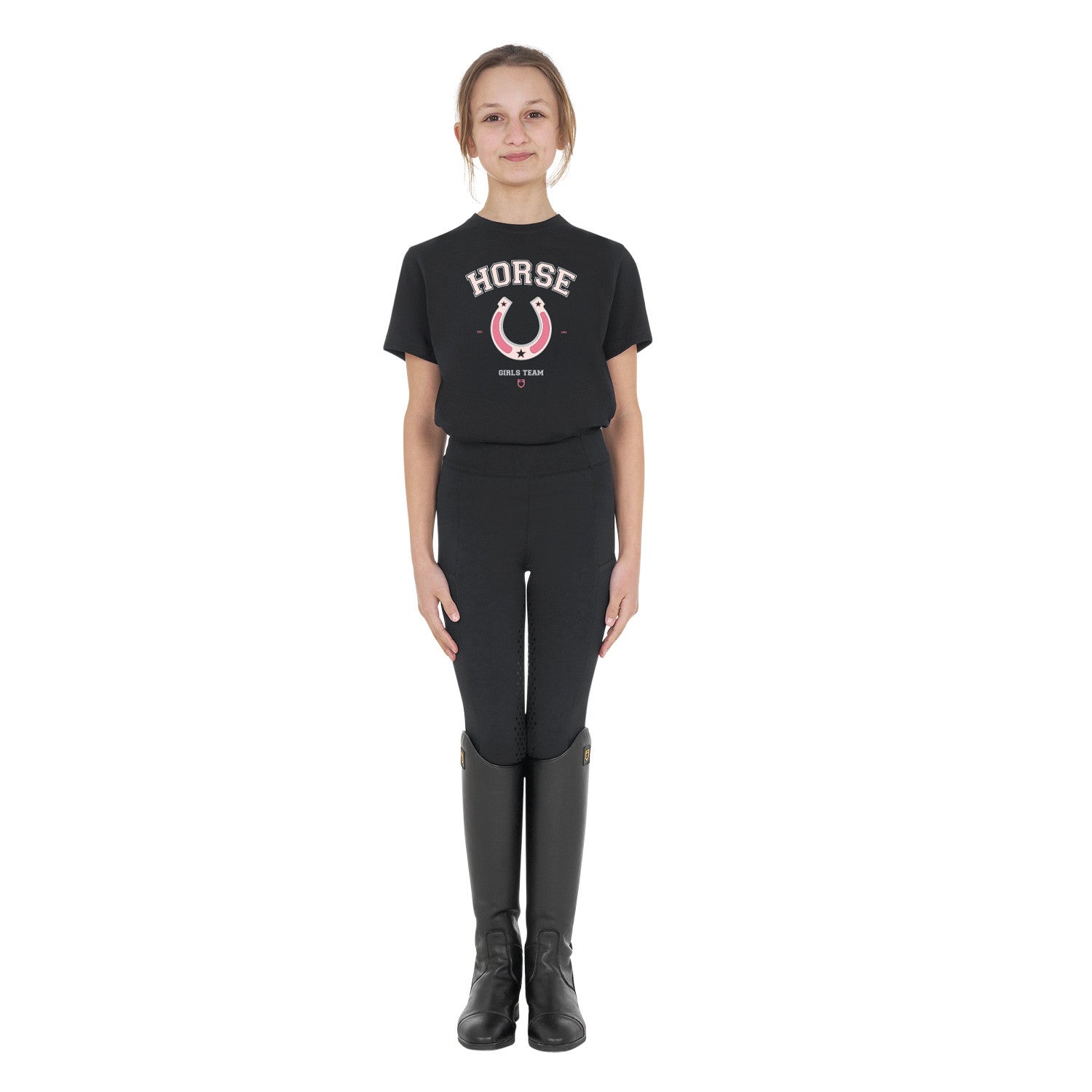 Girls' Horse Team cotton T-shirt