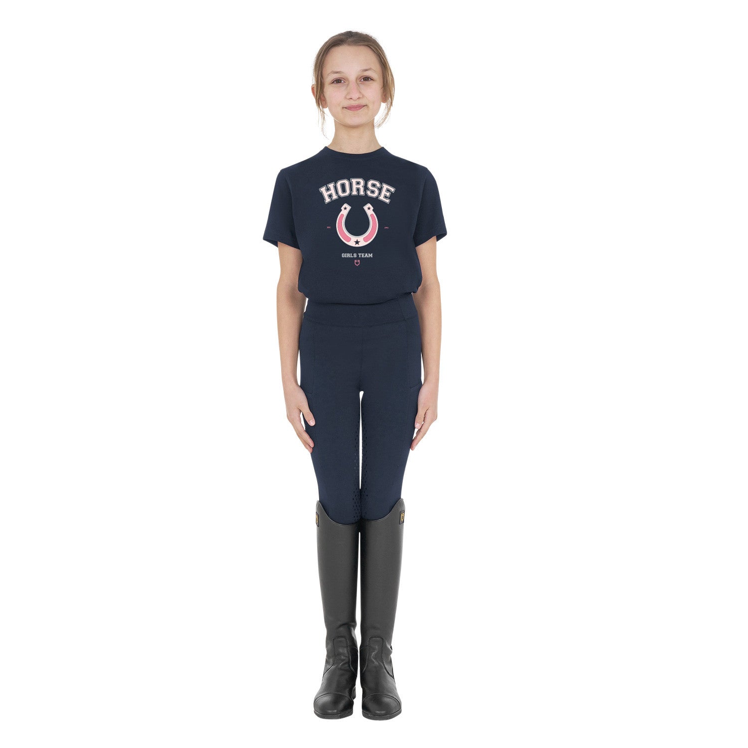 Girls' Horse Team cotton T-shirt