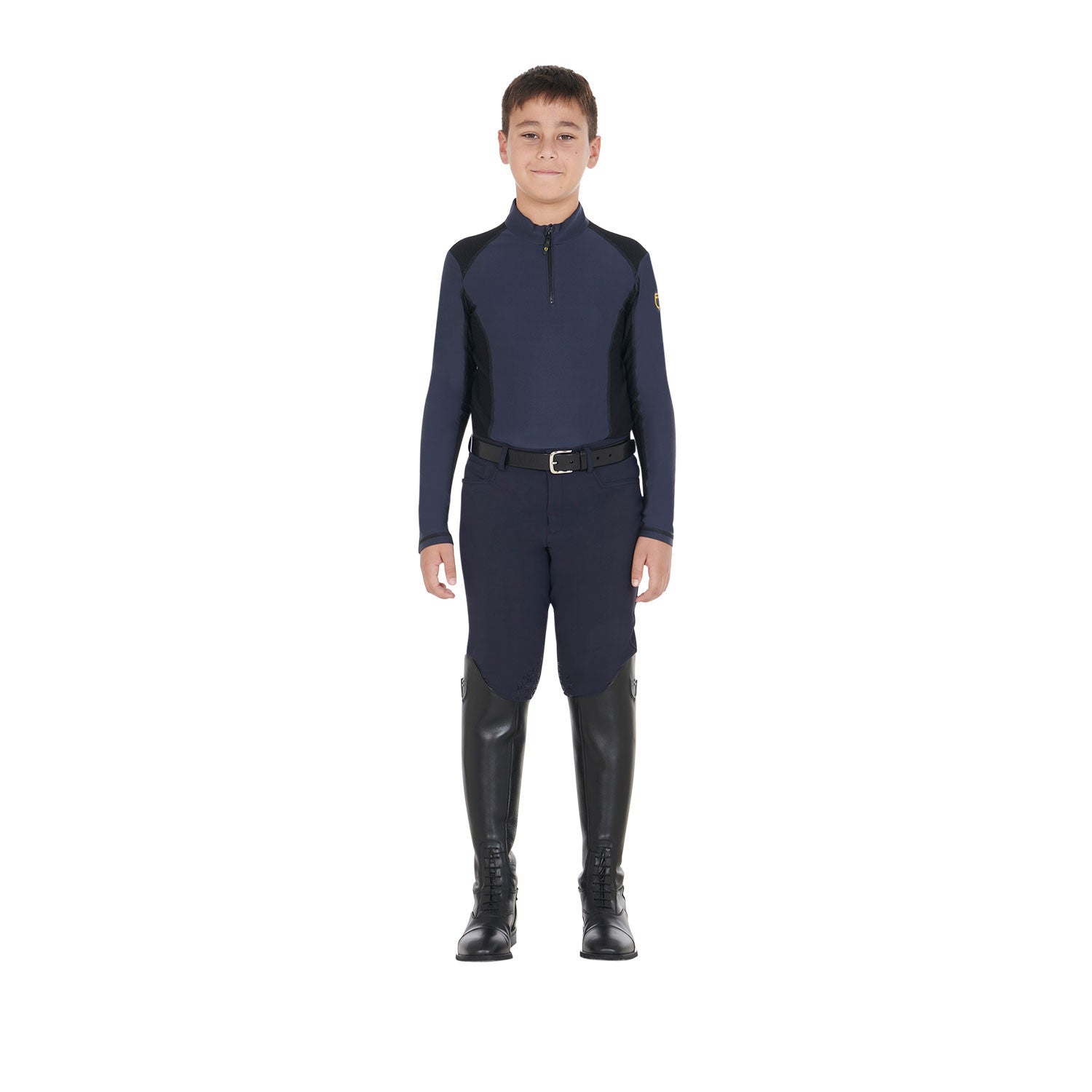 Boys' training base layer in technical fabric