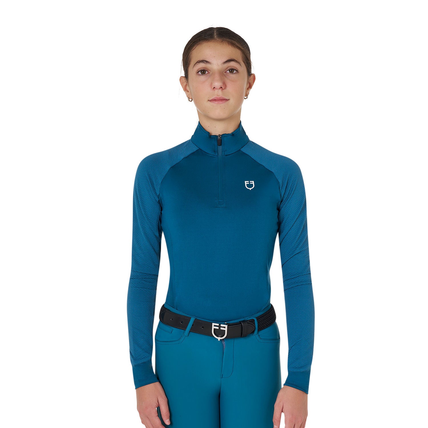 Equestro Kids' unisex base layer in technical fabric