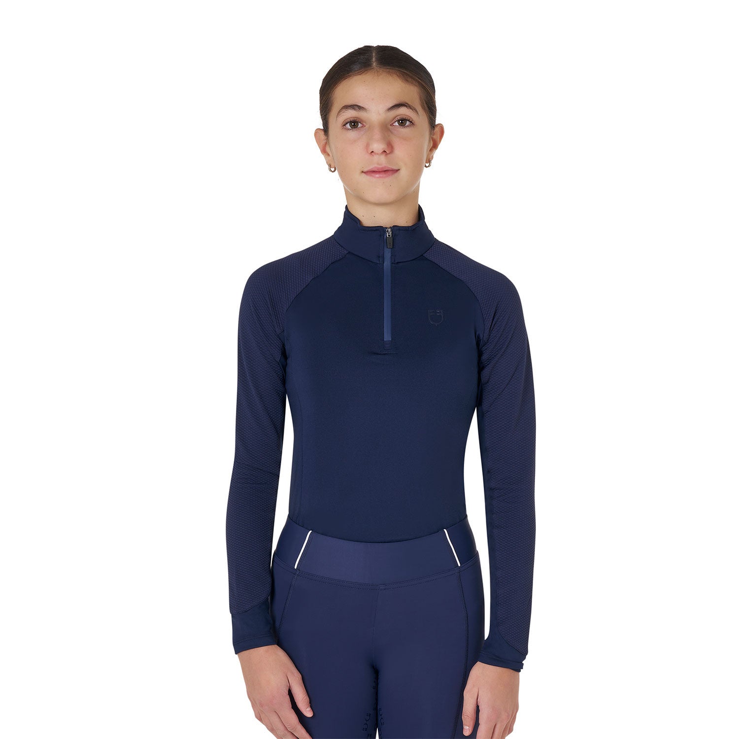 Equestro Kids' unisex base layer in technical fabric