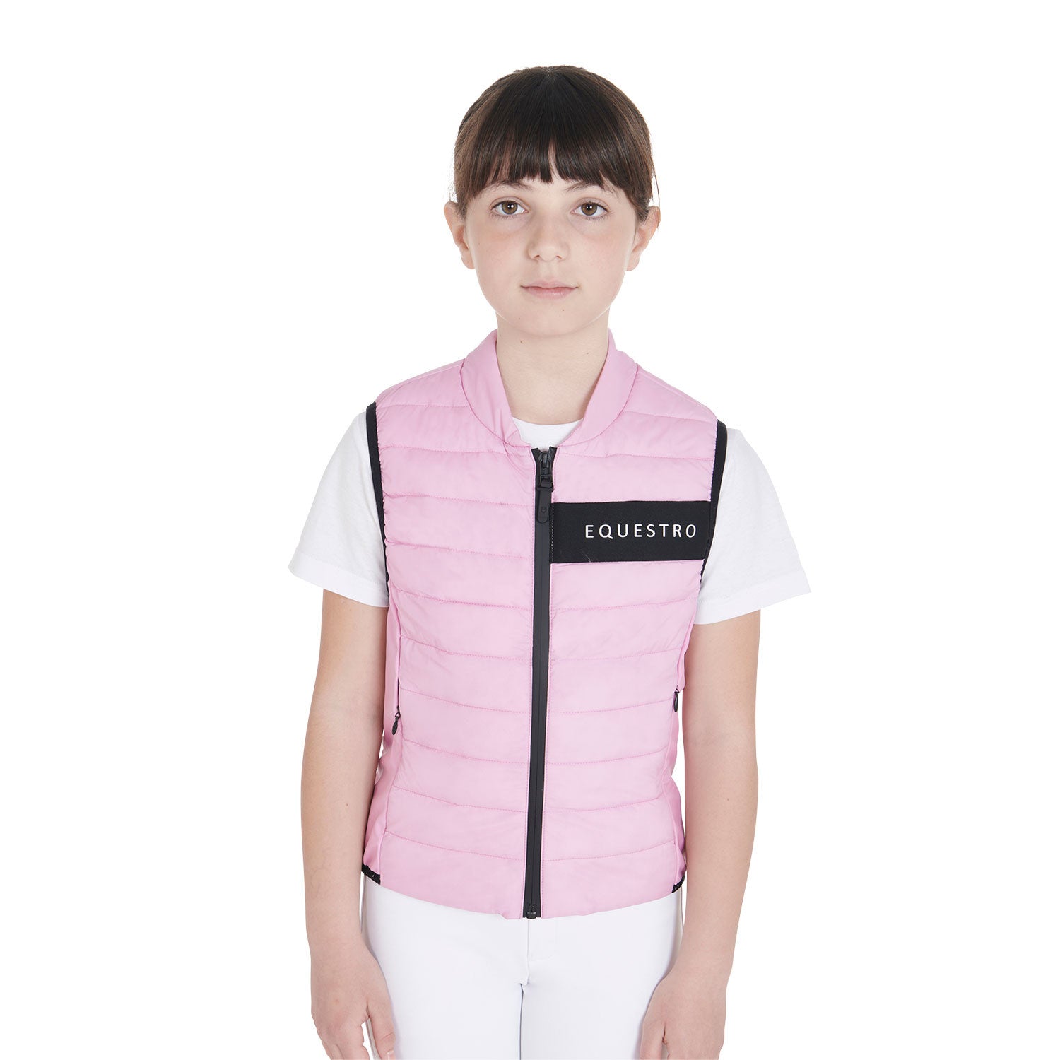 Equestro Kids' vest in technical fabric