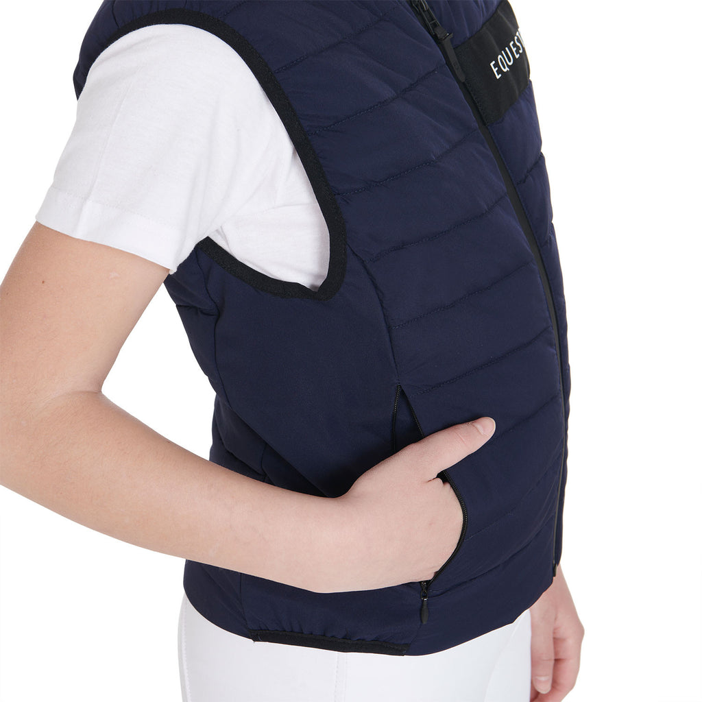 Kids' vest in technical fabric