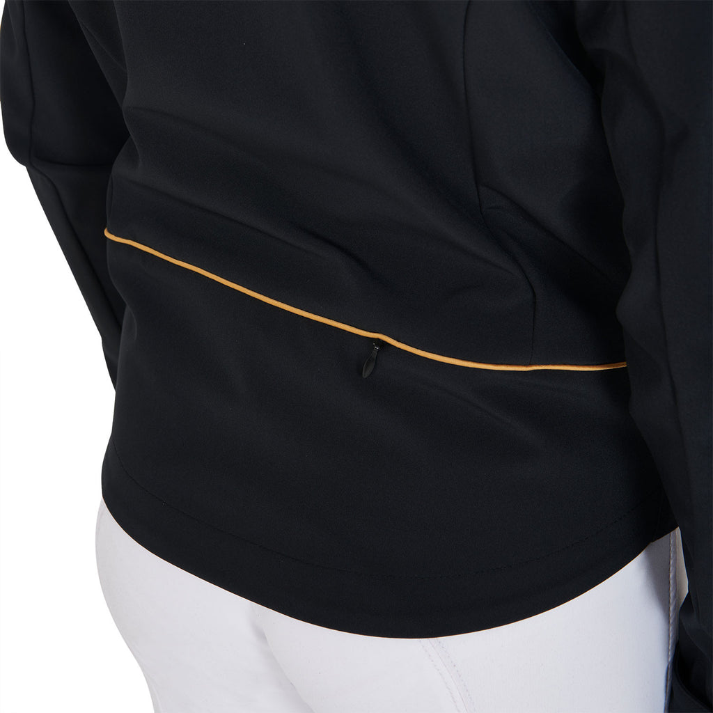 Kids' slim fit softshell jacket in technical fabric