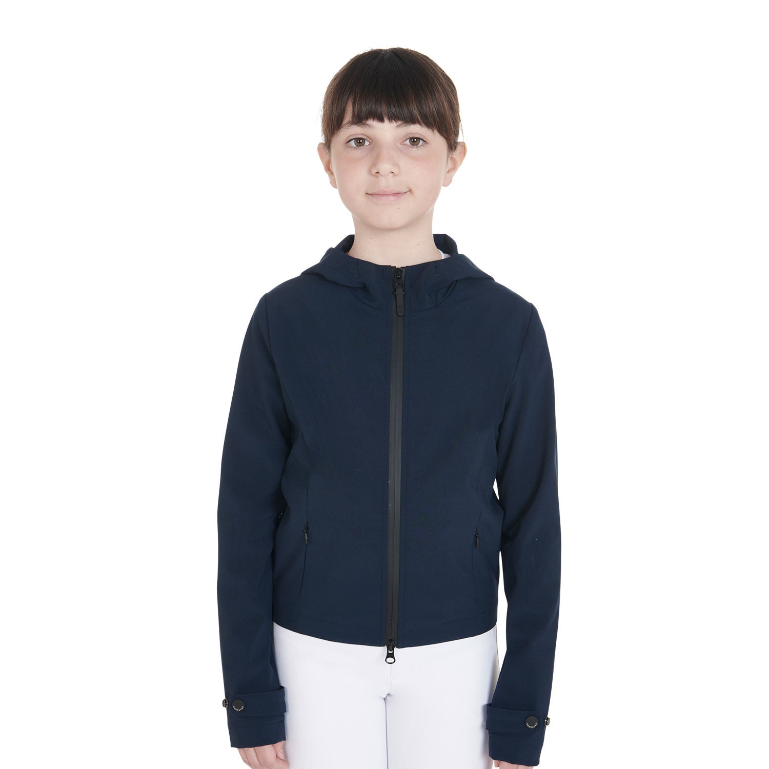 Equestro Kids' slim fit softshell jacket in technical fabric