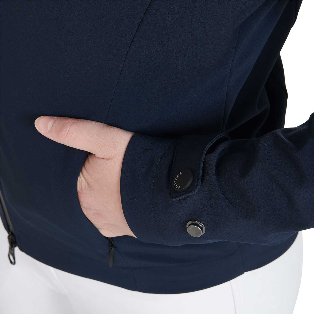 Kids' slim fit softshell jacket in technical fabric