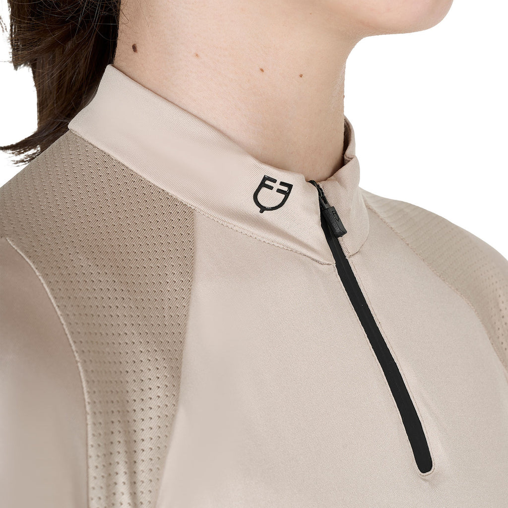 Kids' slim fit training polo shirt high performance