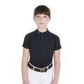 Kids' slim fit training polo shirt high performance