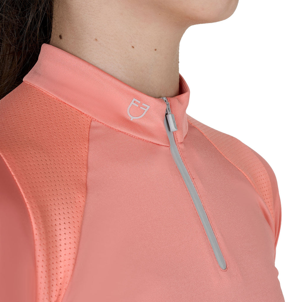 Kids' slim fit training polo shirt high performance