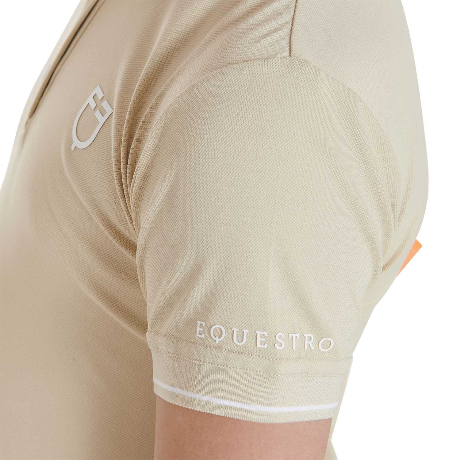 Kids' slim fit polo shirt in antibacterial technical fabric