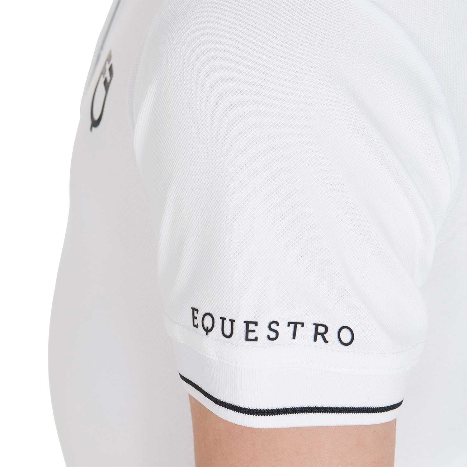 Kids' slim fit polo shirt in antibacterial technical fabric