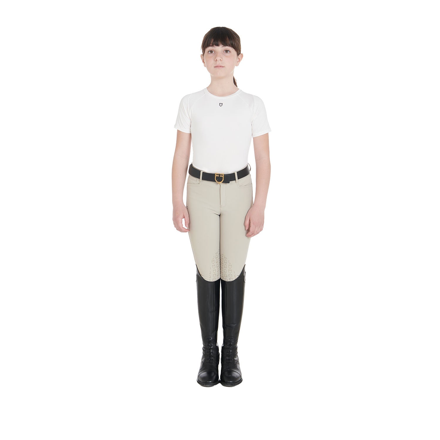 Kids' training t-shirt in technical fabric