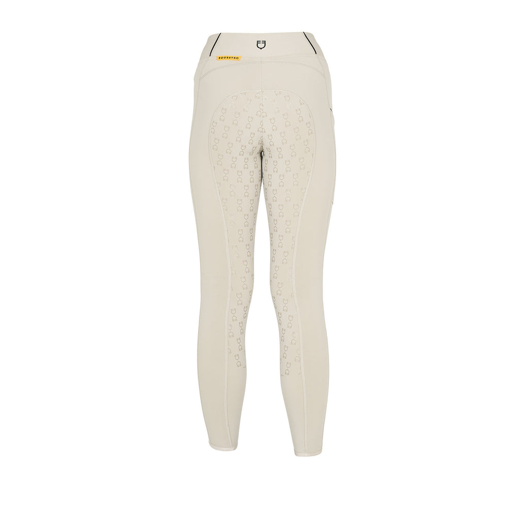 Girls' slim fit grip leggings with logo