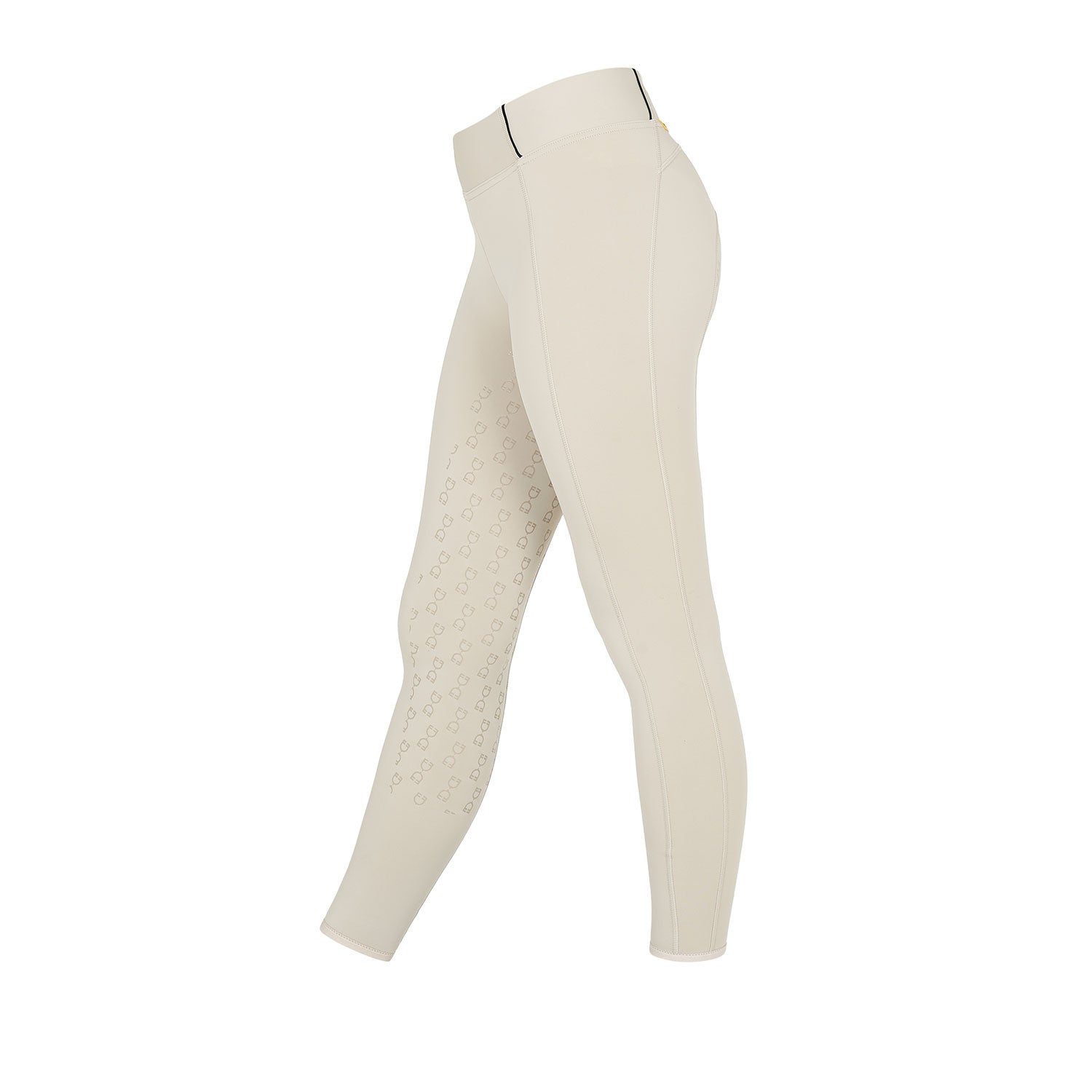Girls' slim fit grip leggings with logo