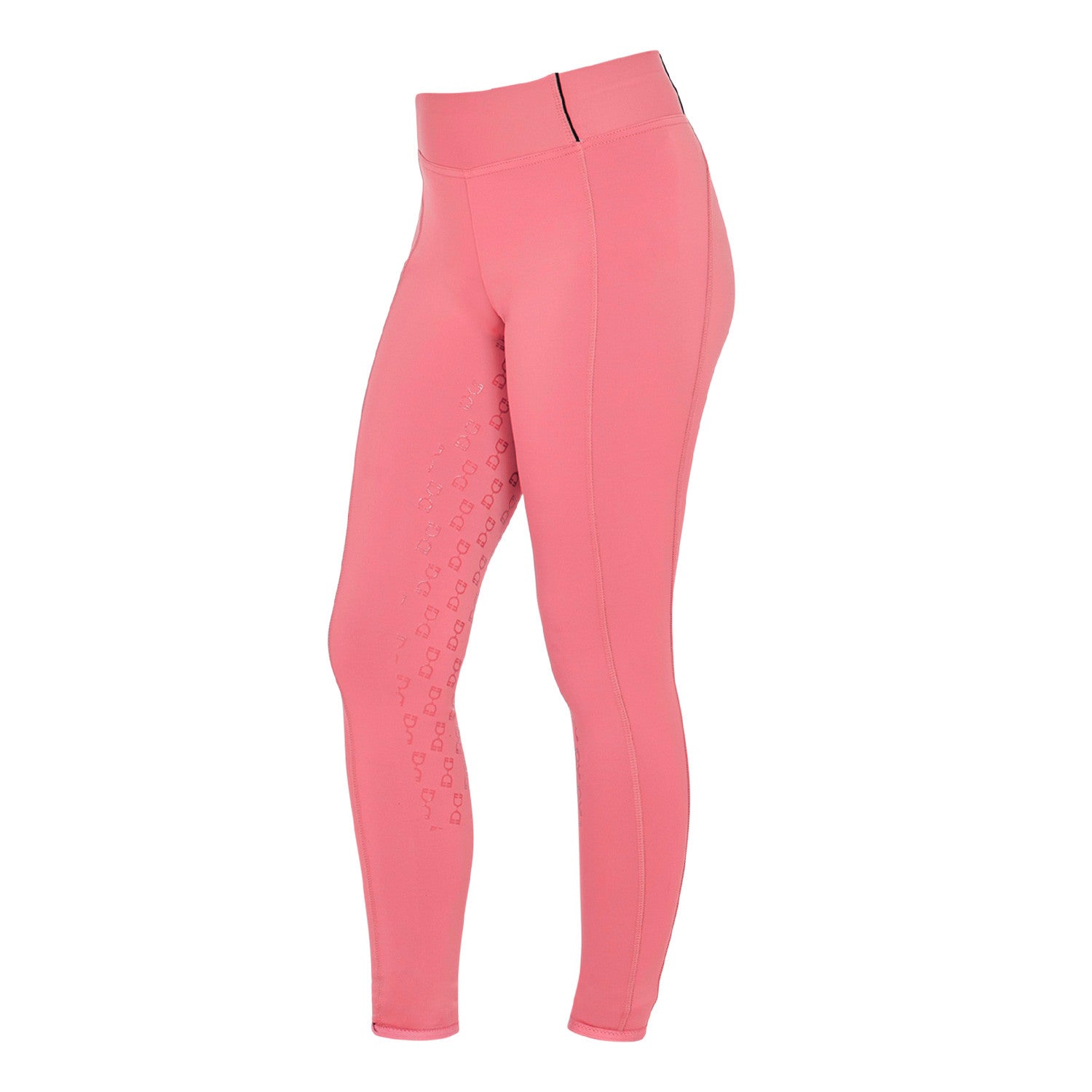 Girls' slim fit grip leggings with logo