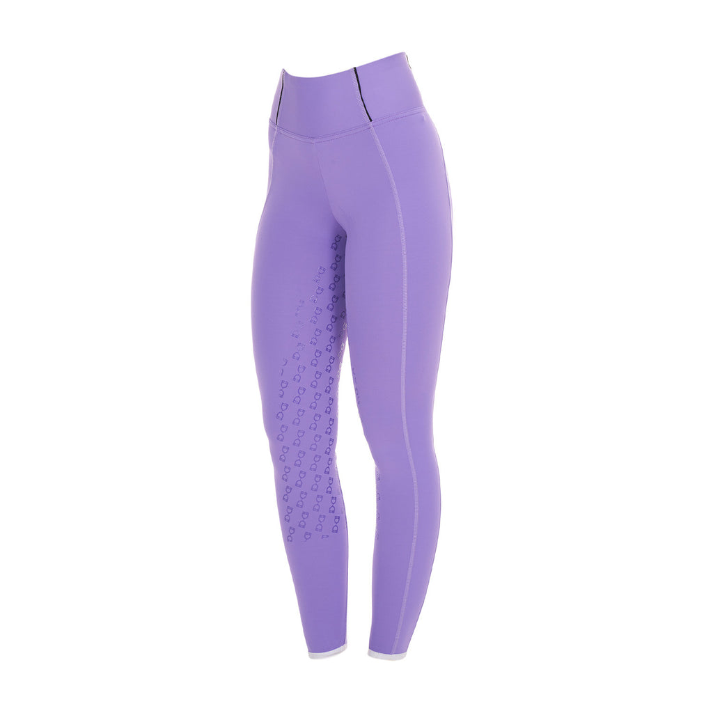 Girls' slim fit grip leggings with logo