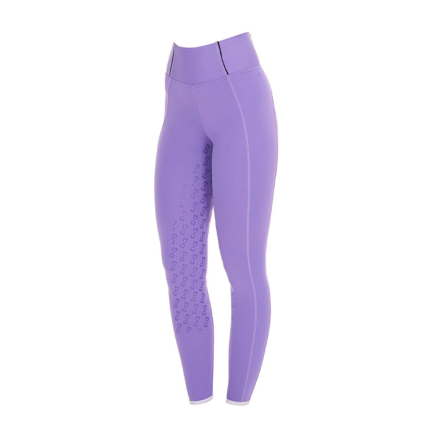 Girls' slim fit grip leggings with logo