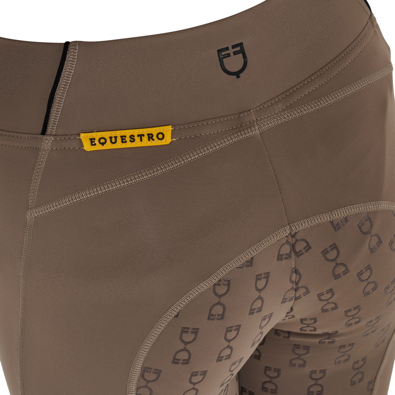 Girls' slim fit grip leggings with logo