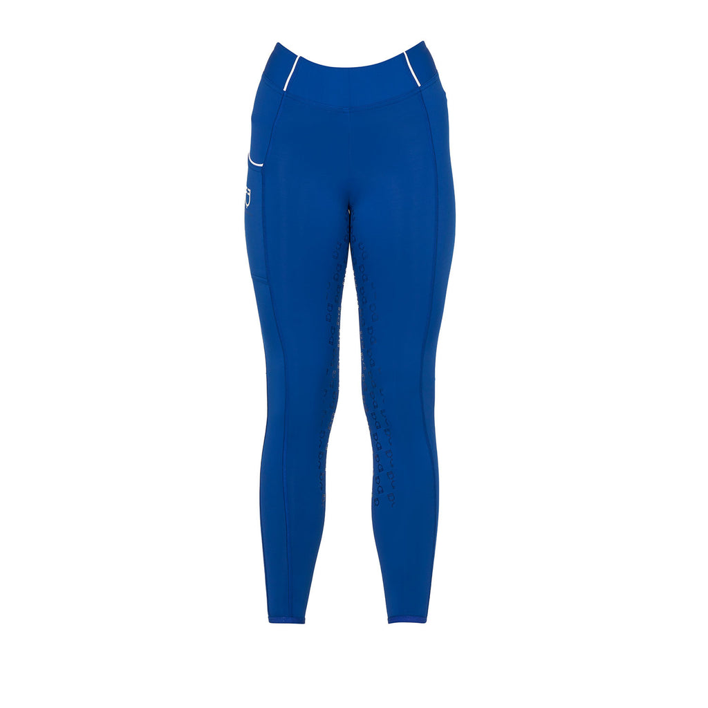 Girls' slim fit grip leggings with logo