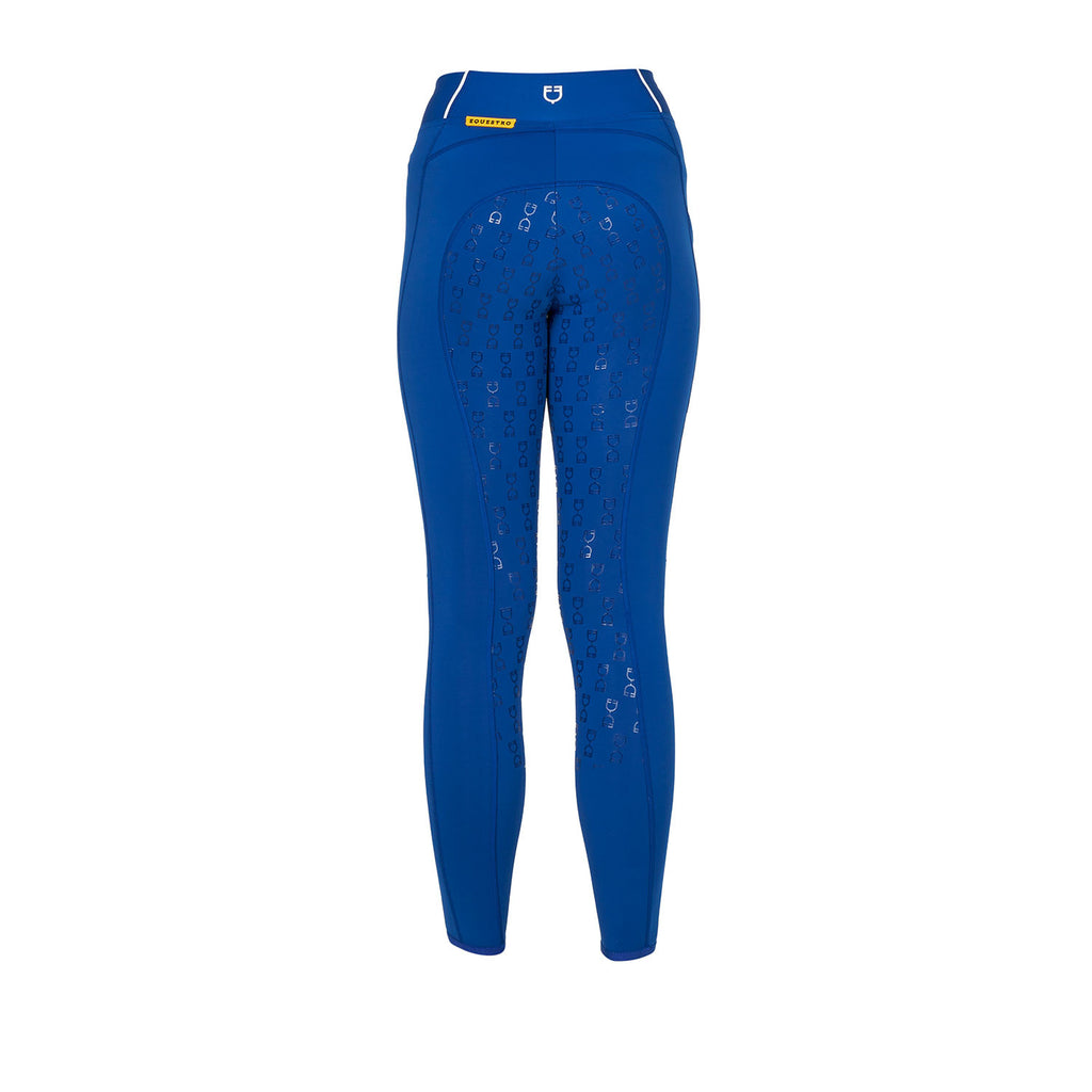 Girls' slim fit grip leggings with logo