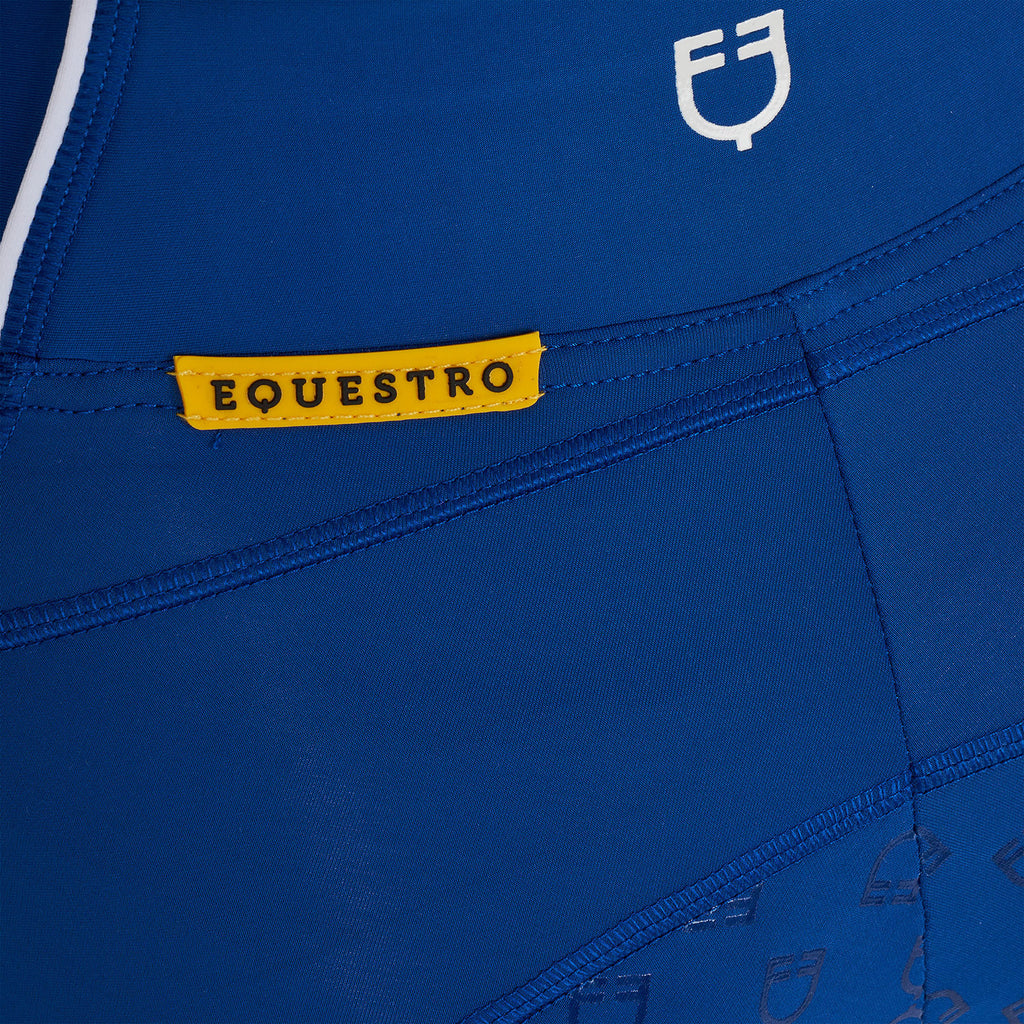 Girls' slim fit grip leggings with logo