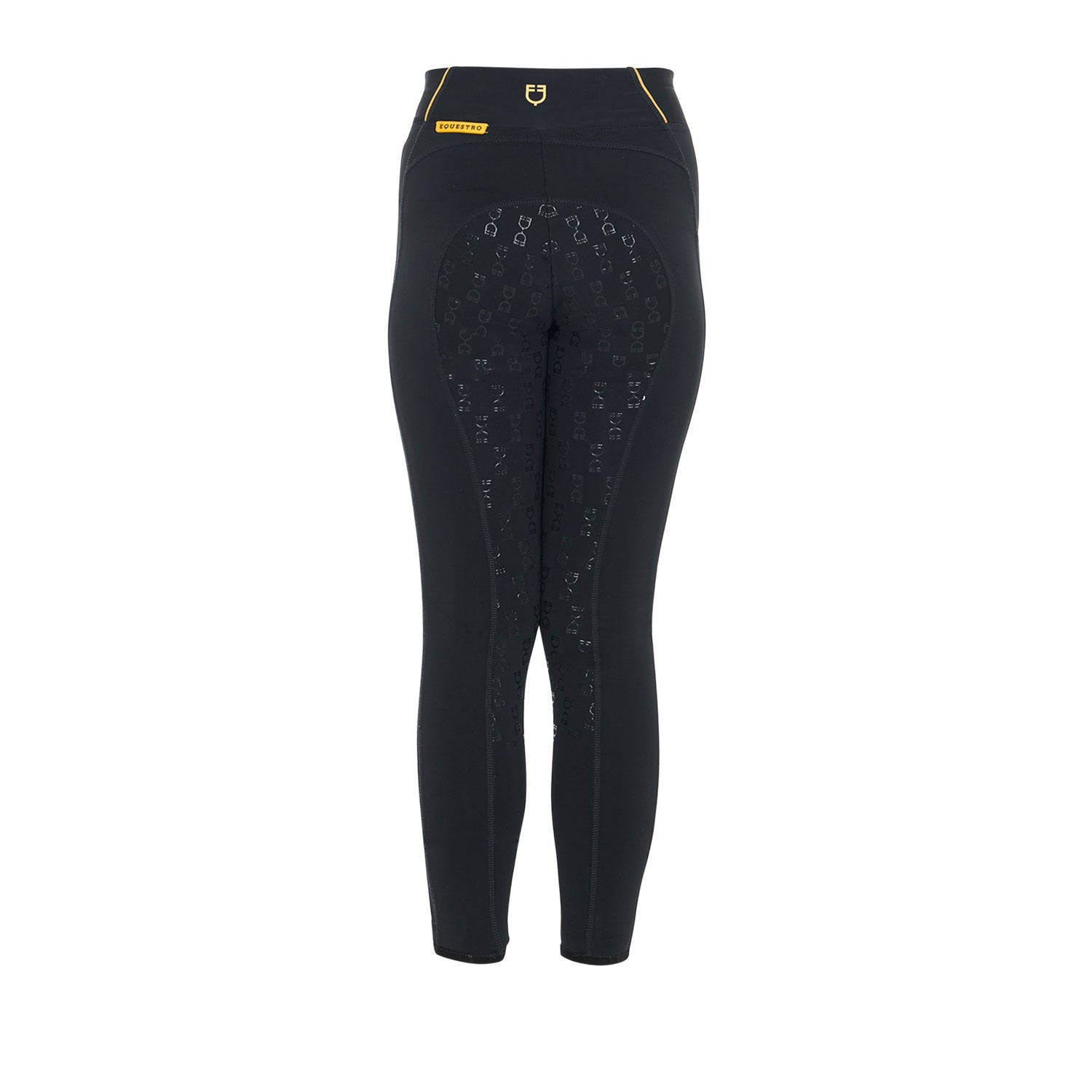 Girls' slim fit grip leggings with logo