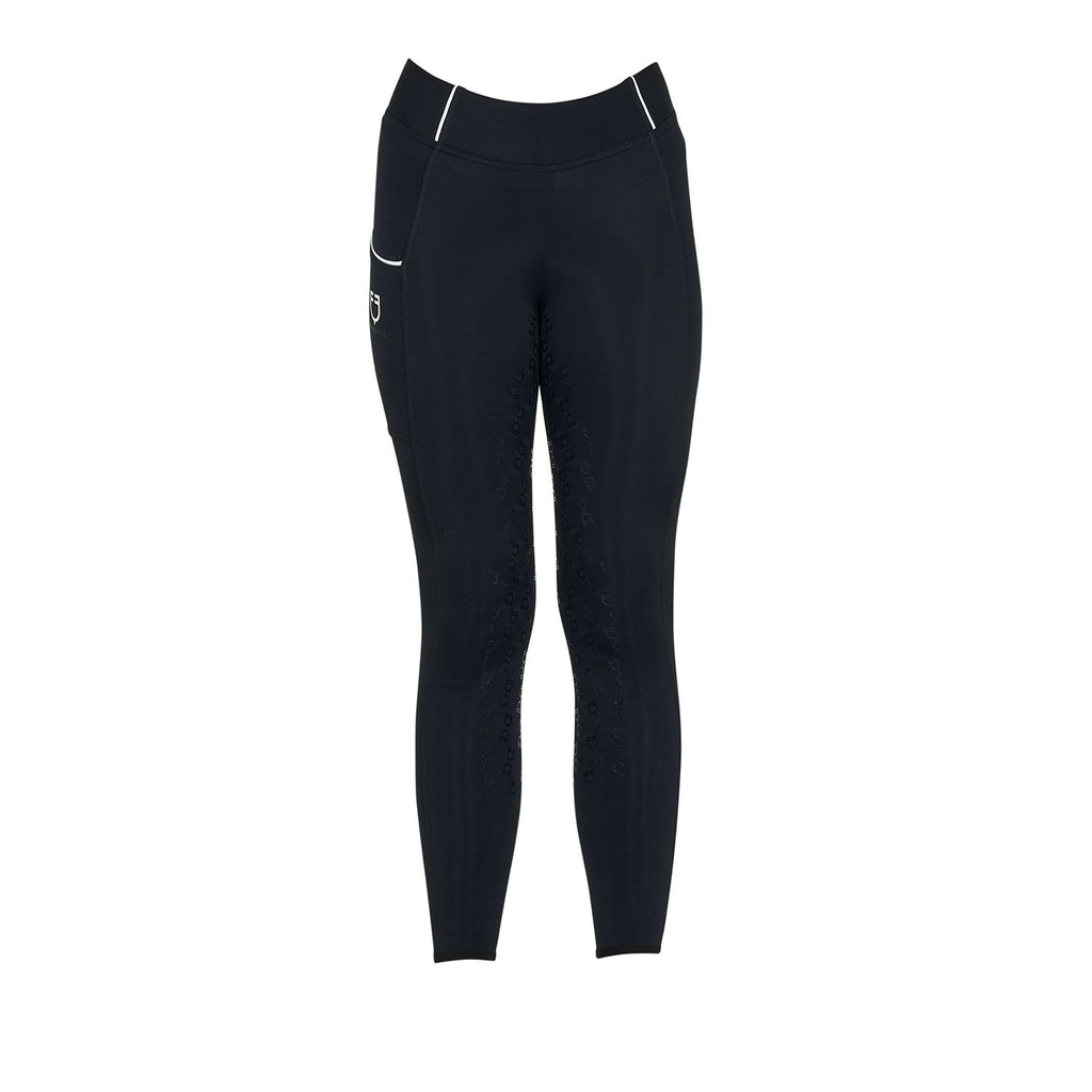 Girls' slim fit grip leggings with logo