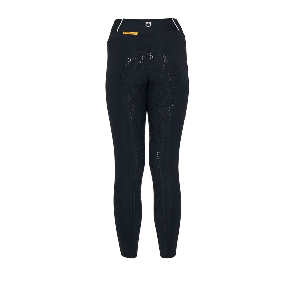 Girls' slim fit grip leggings with logo