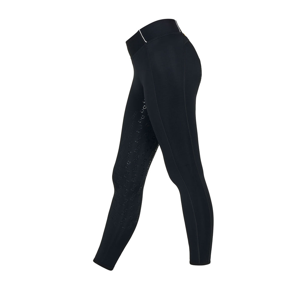 Girls' slim fit grip leggings with logo