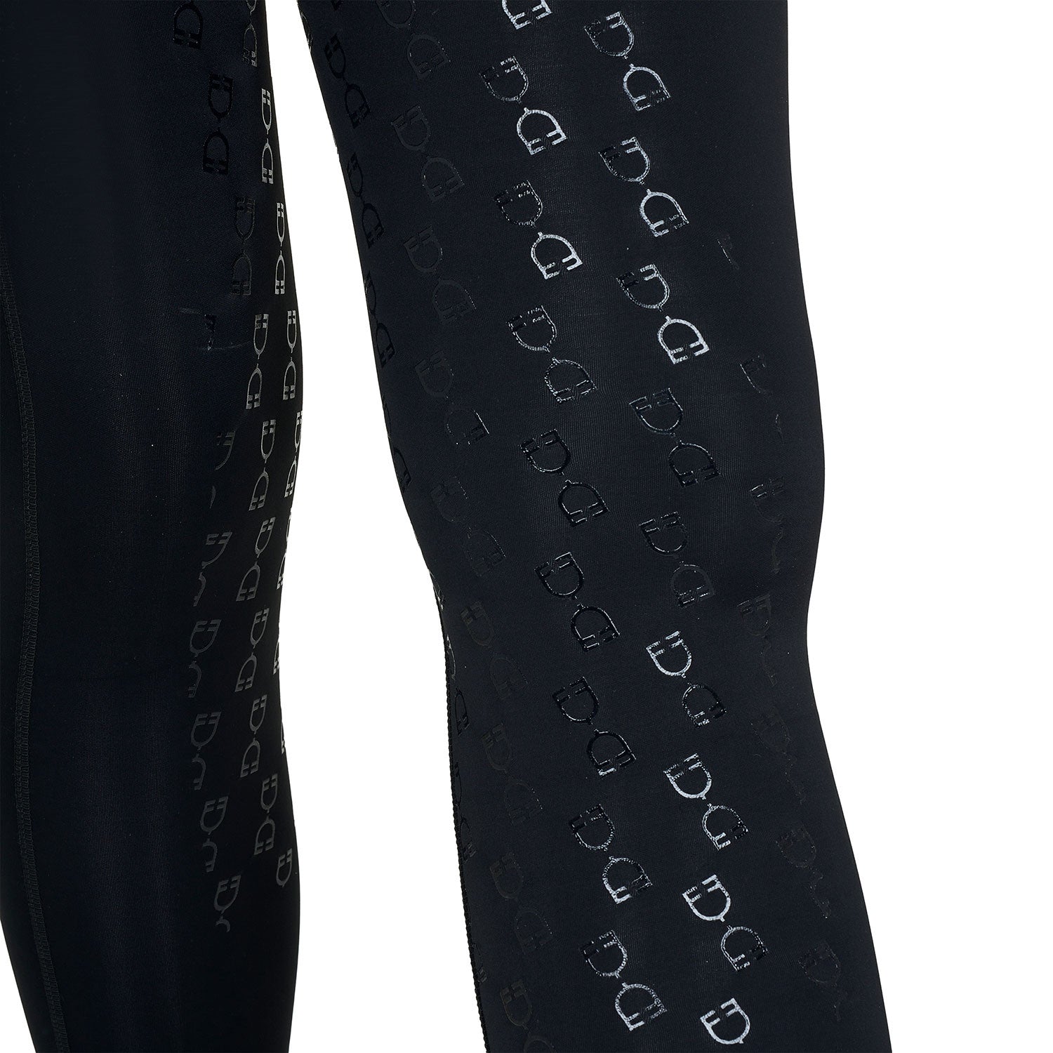 Girls' slim fit grip leggings with logo