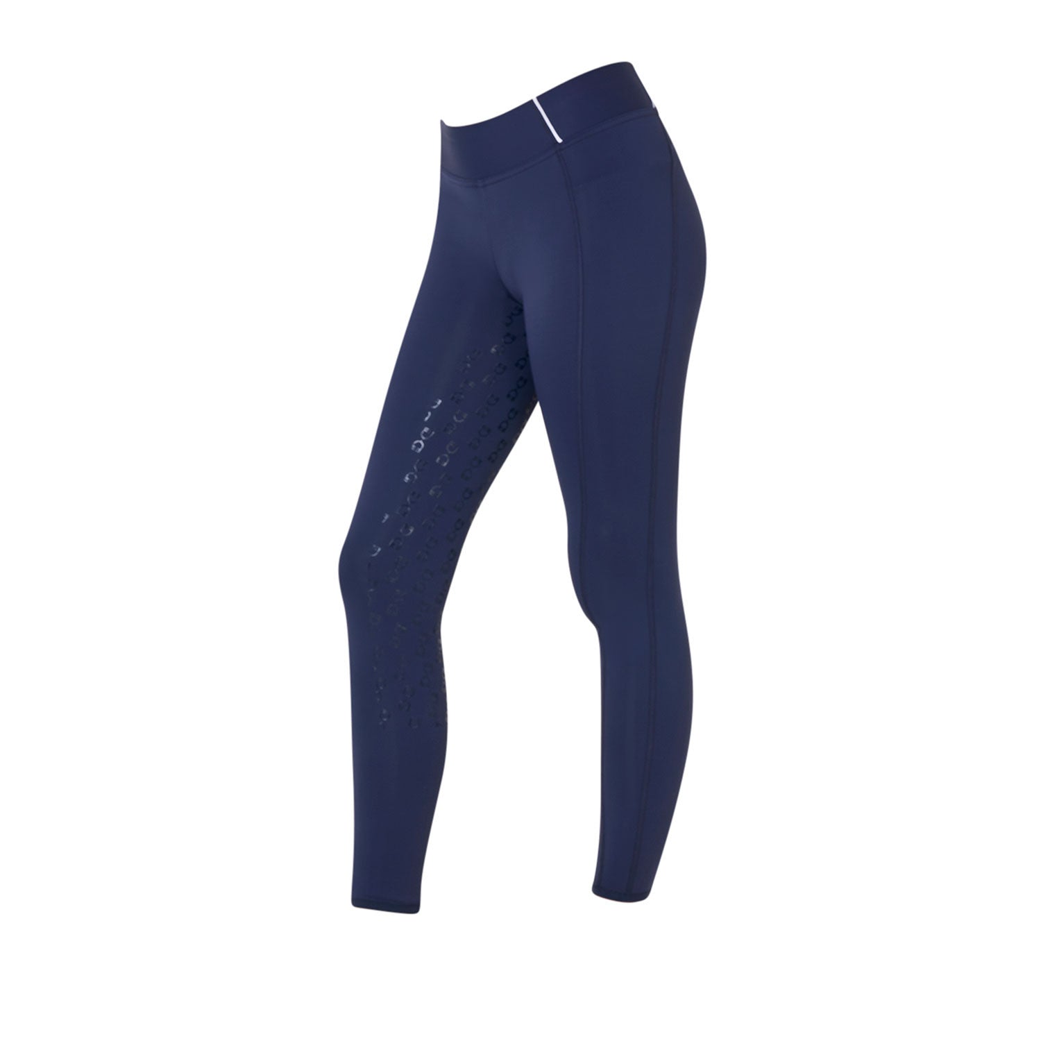 Girls' slim fit grip leggings with logo