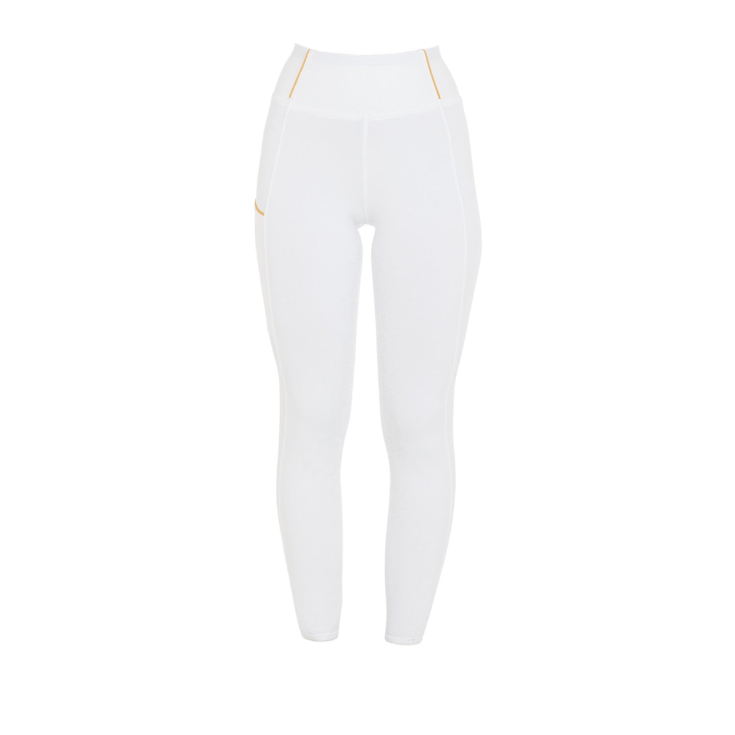 Girls' slim fit grip leggings with logo