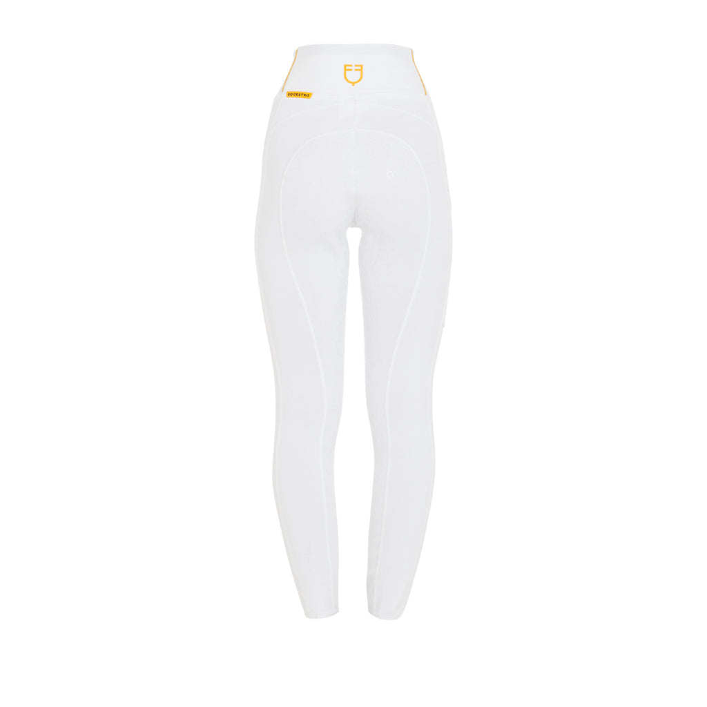Girls' slim fit grip leggings with logo