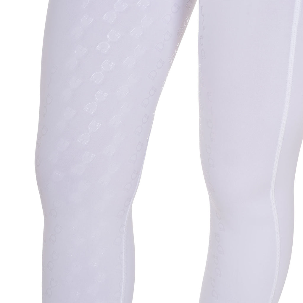 Girls' slim fit grip leggings with logo