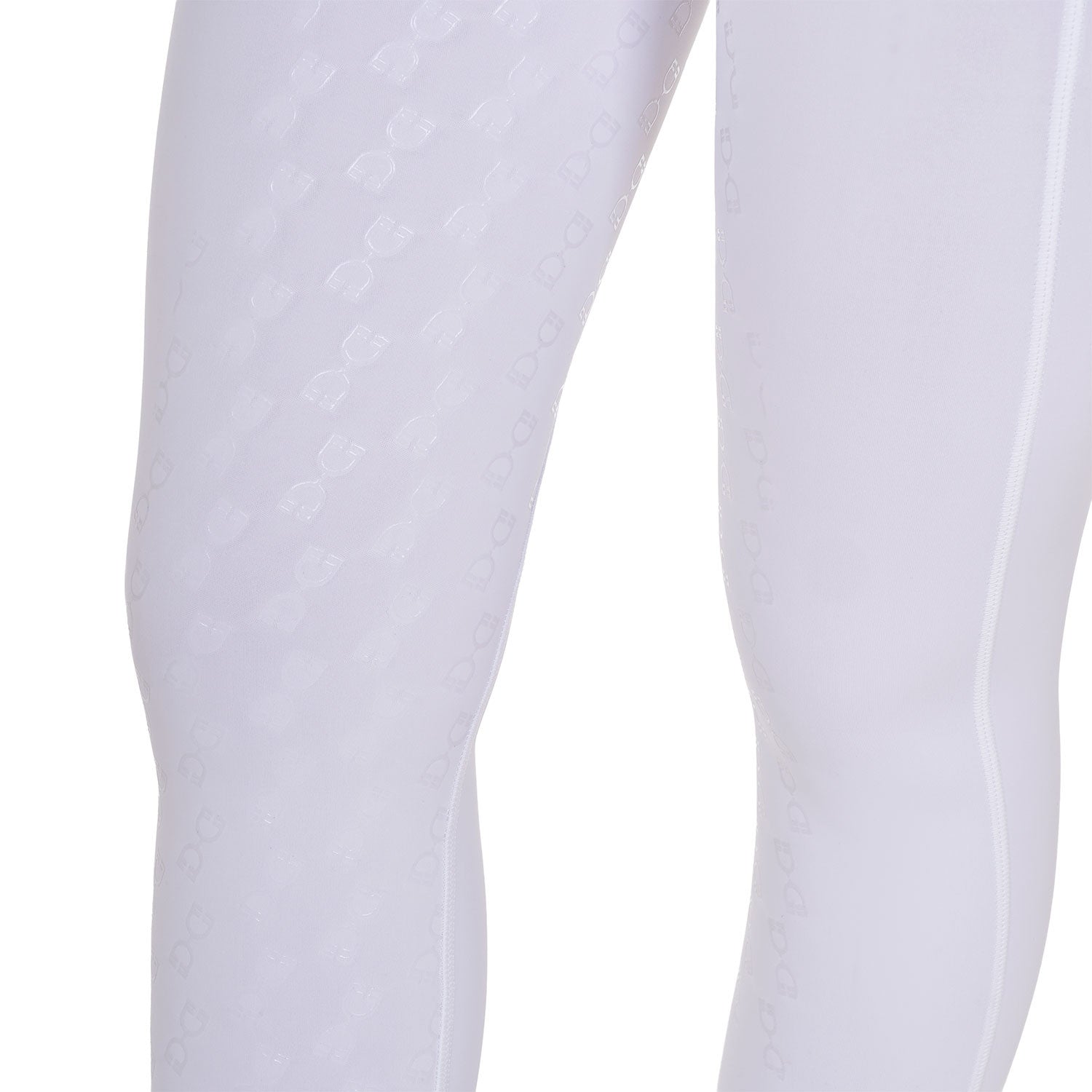 Girls' slim fit grip leggings with logo