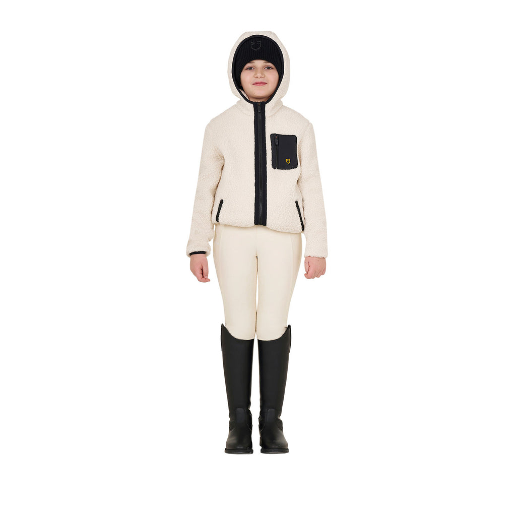 Kids' fleece sweatshirt with front zip