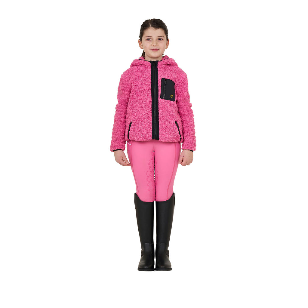 Kids' fleece sweatshirt with front zip