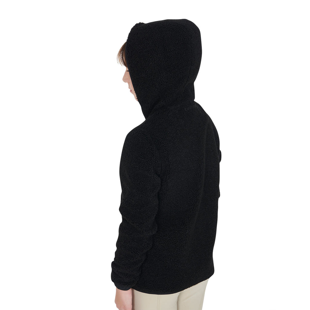 Kids' fleece sweatshirt with front zip