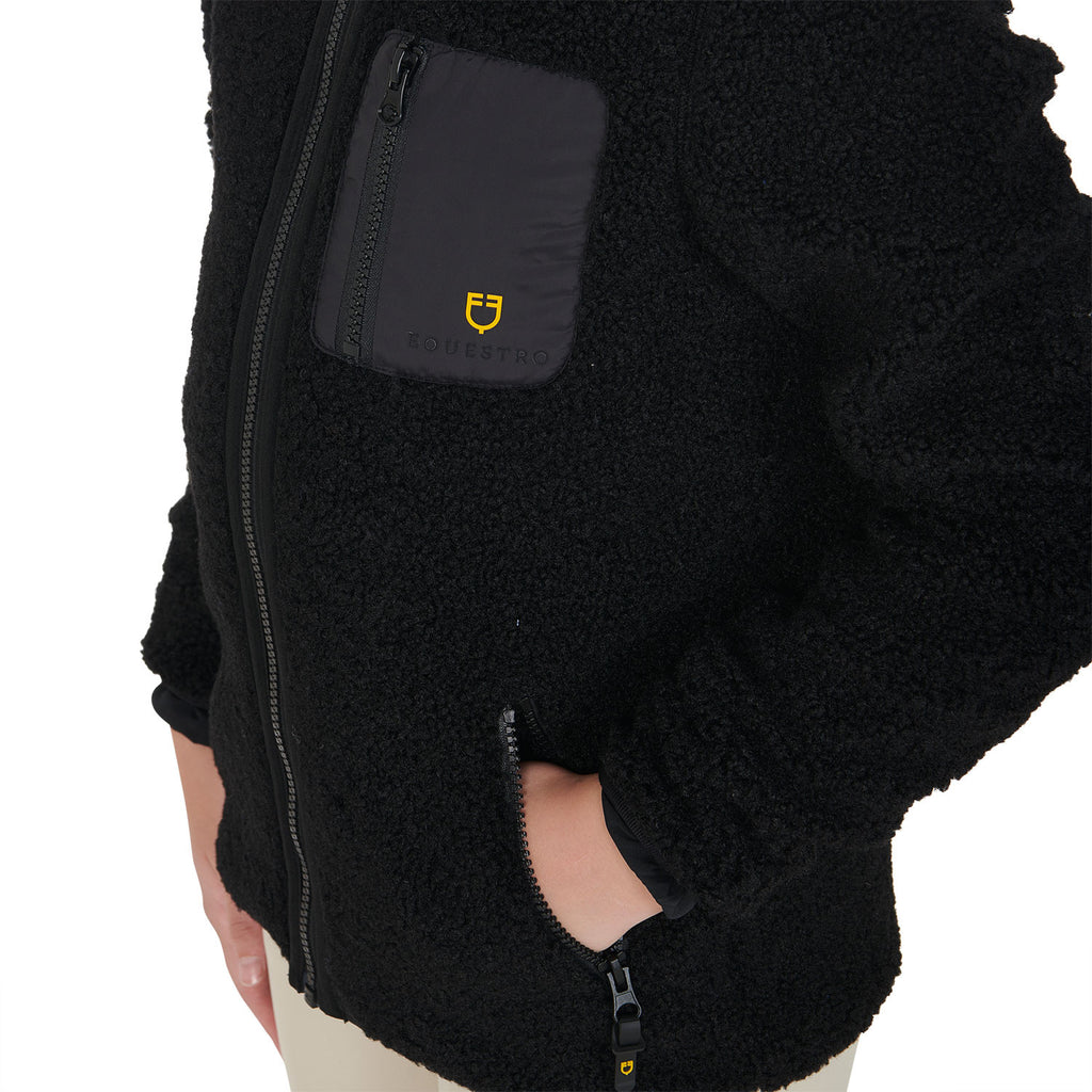 Kids' fleece sweatshirt with front zip