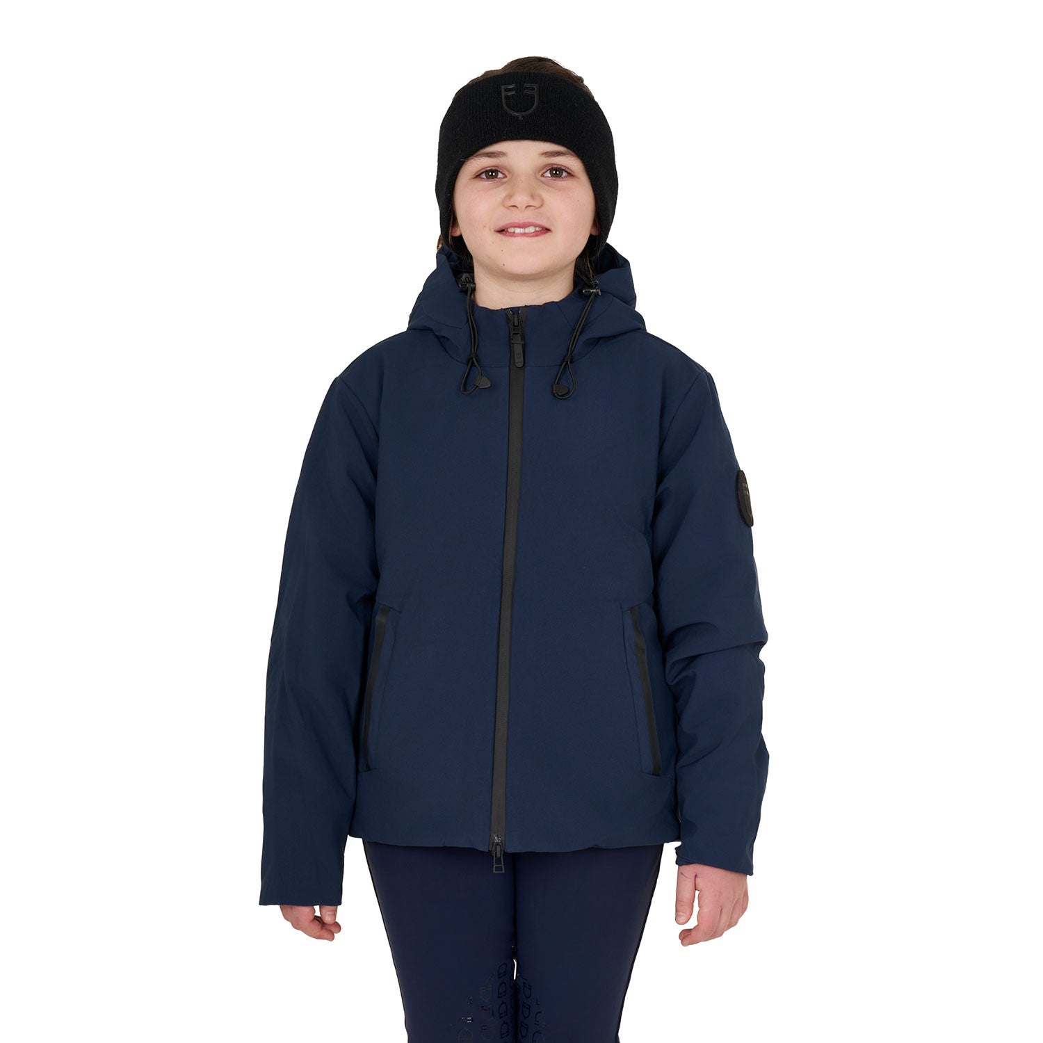 Equestro Unisex Kids Waterproof and Windproof Nylon Jacket