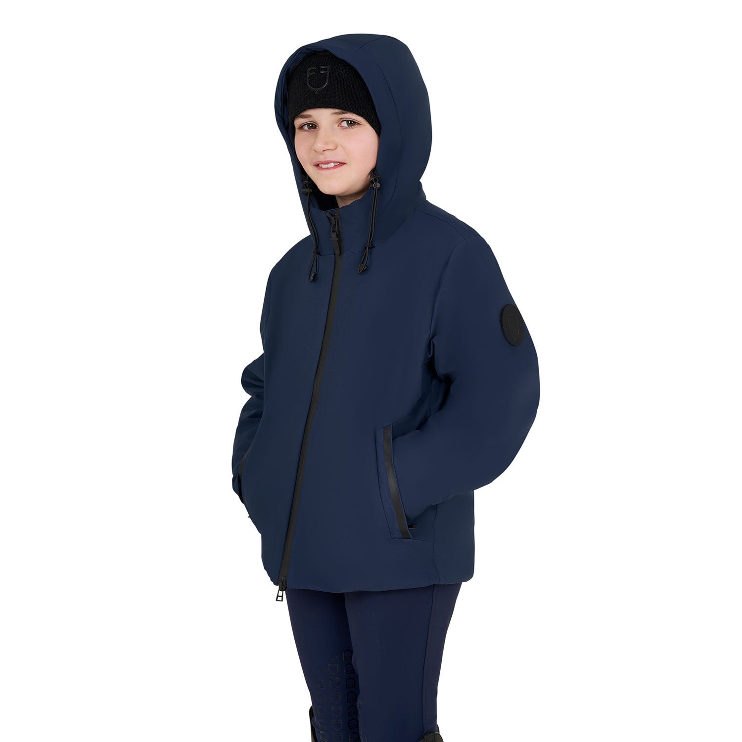 Unisex Kids Waterproof and Windproof Nylon Jacket