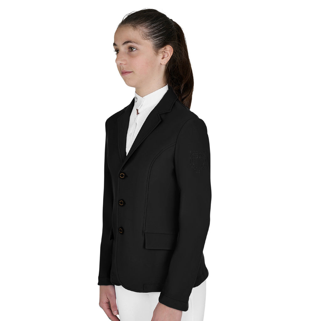 Kids' slim fit three button competition jacket