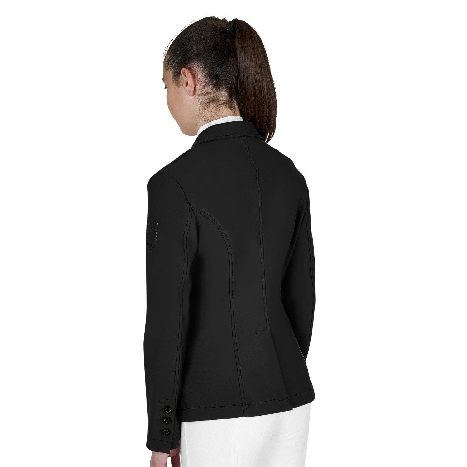 Kids' slim fit three button competition jacket