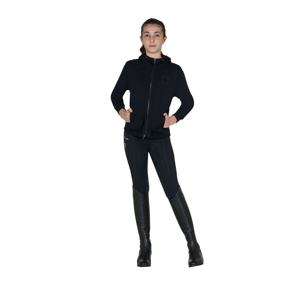 Kids'unisex hooded sweatshirt with front zip