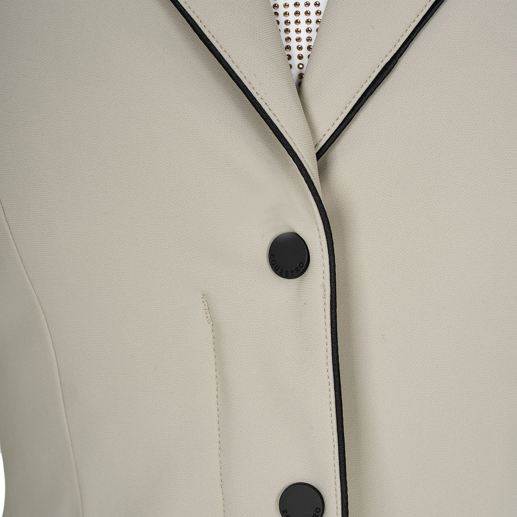 Kids' unisex competition jacket with zip and buttons