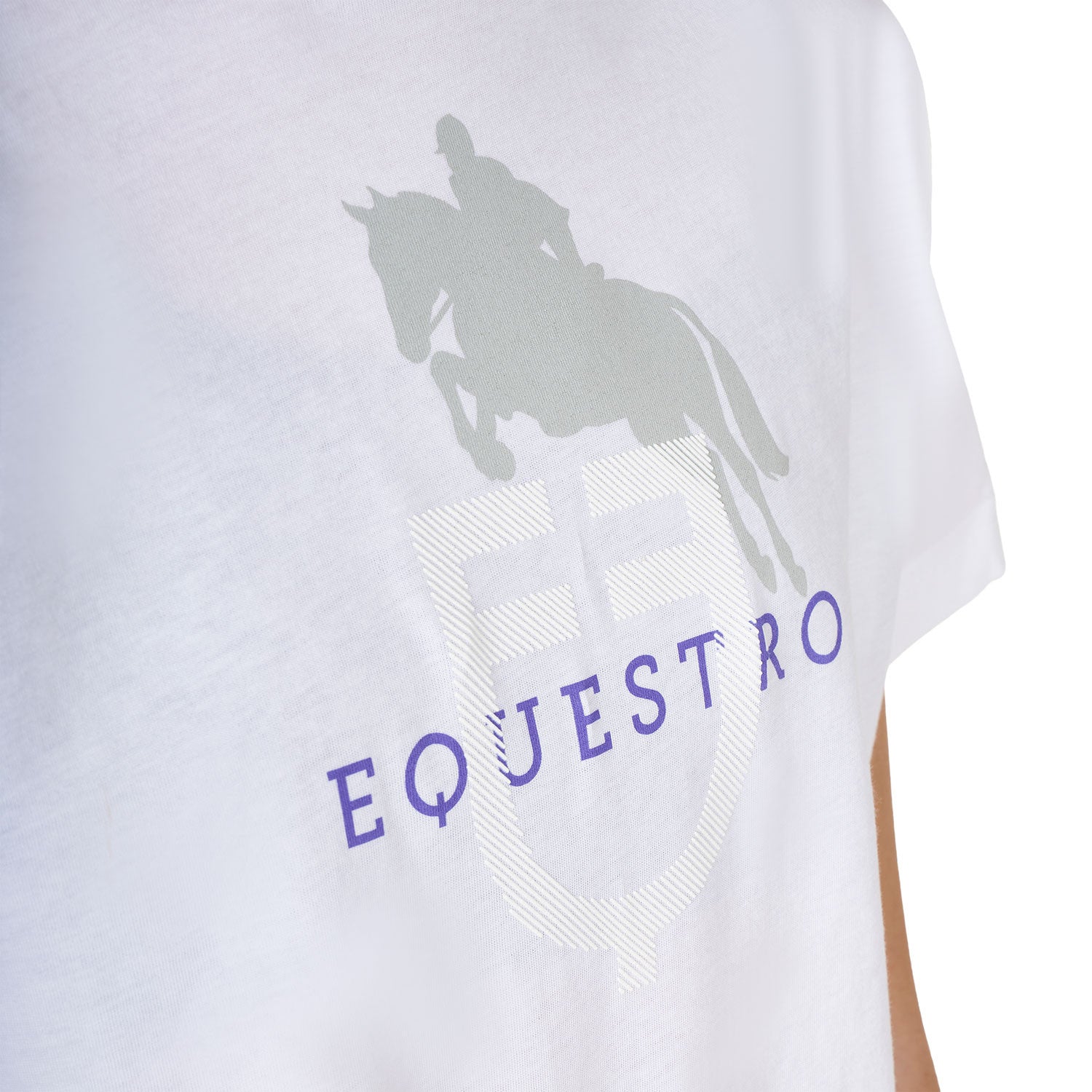 Kids' unisex Horse Jump Glossy cotton T-shirt