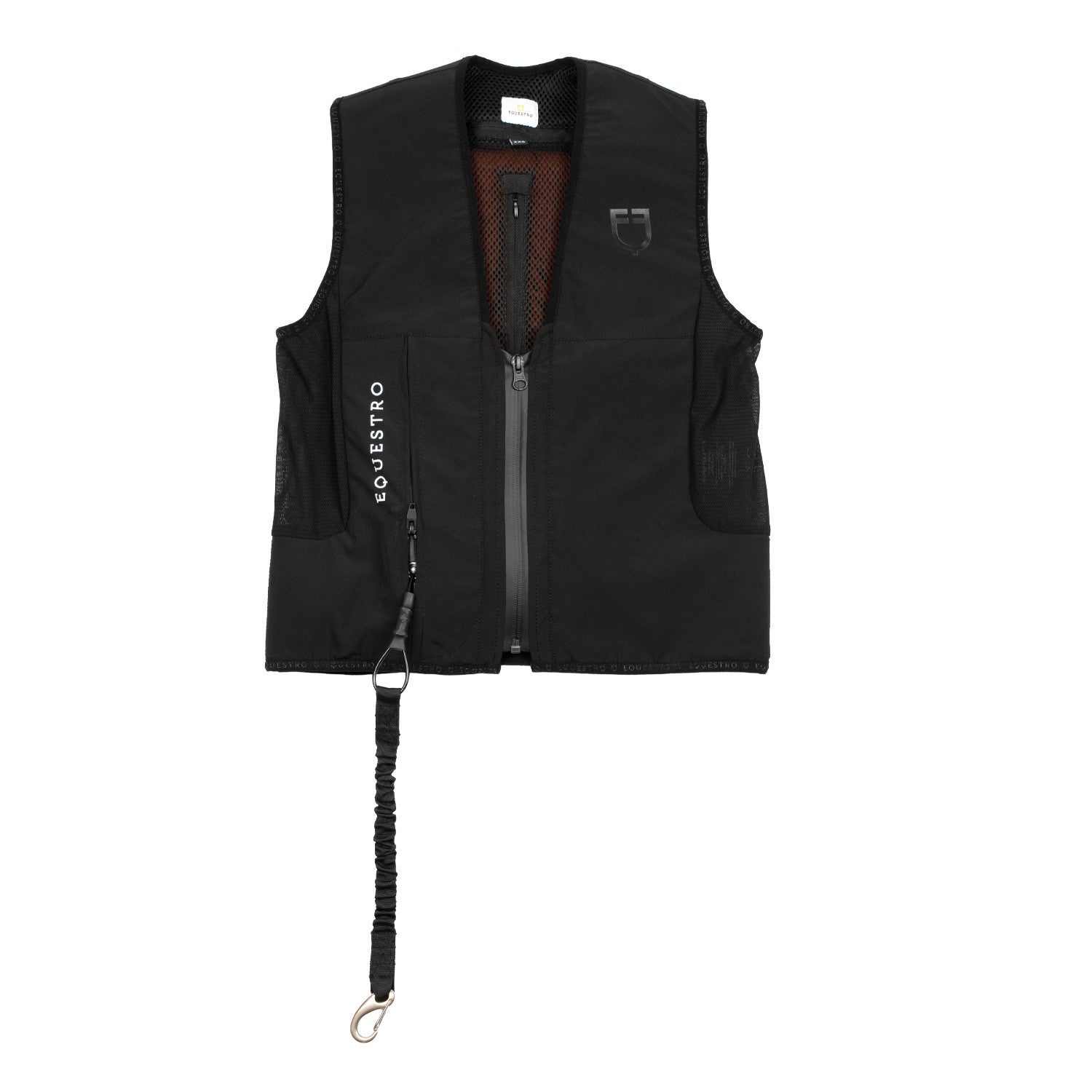 Airbag vest with back protection for kids (over 25 kg)